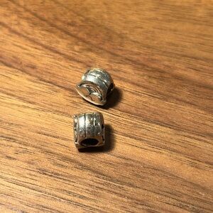 Sterling silver rainbow cloud 925 charm slide cute gift 🌈 price is per slide